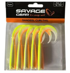 Savage Gear LB Sandeel Curltail 7cm 6 Adet Sahte Balık