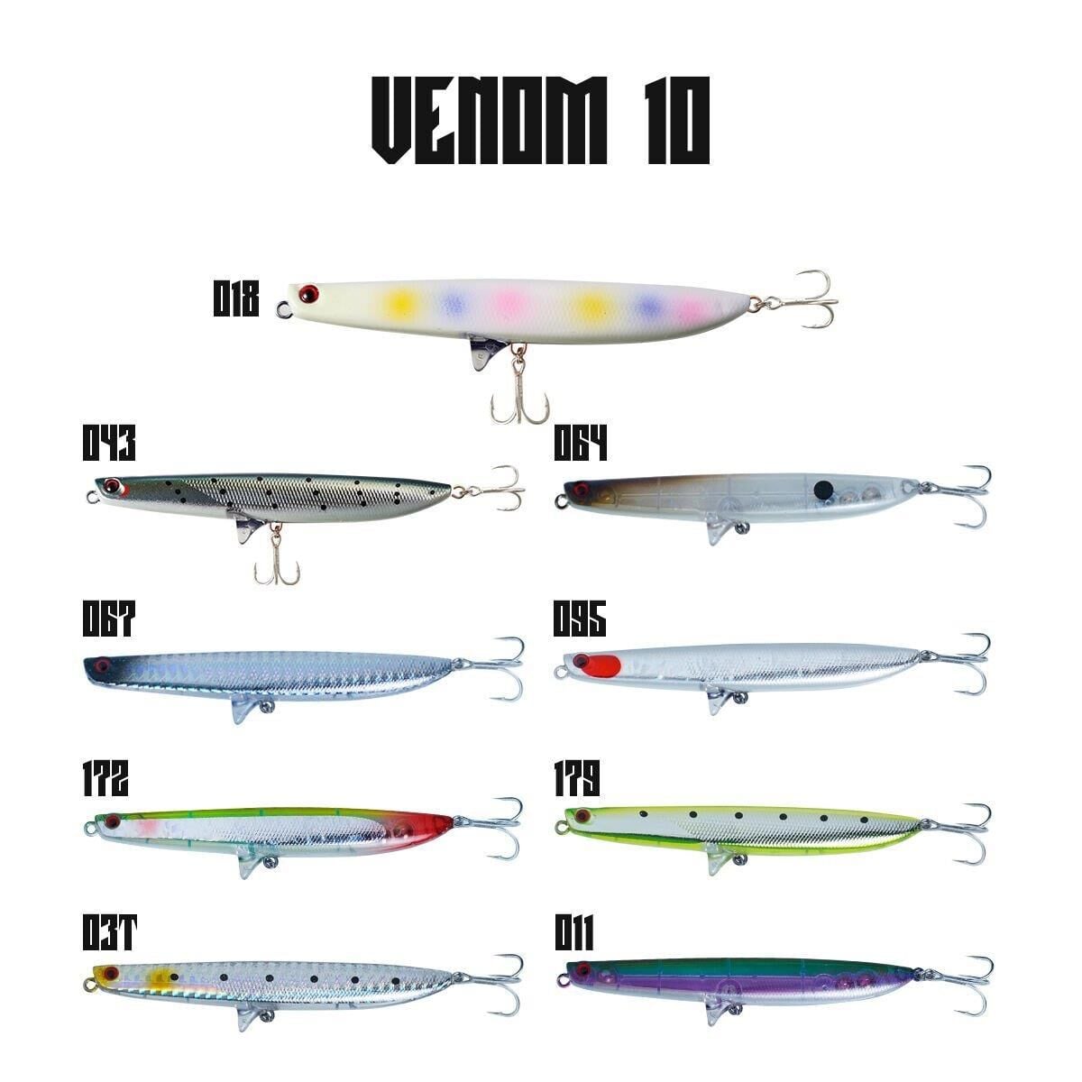 Fujin Venom 10 cm 10,5gr Su Üstü Maket Balık