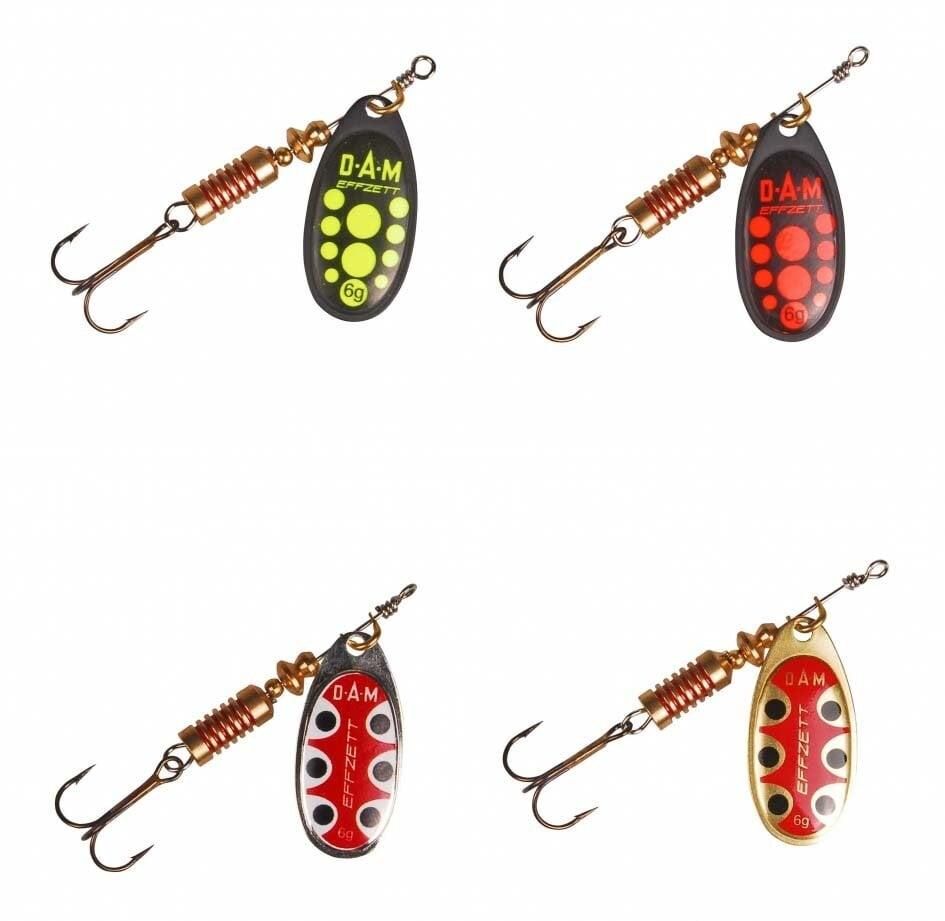 Dam Effzett Standard Spinner Copper Black Dot