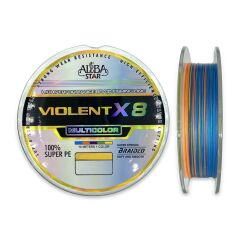 Albastar Violent 150 mt 8x Multicolor PE İp Misina