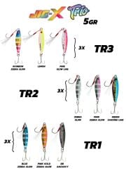Fujin Jig-X Trio 3lü Micro Jig 5gr