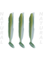 Fujin Salt Eel Body 13cm x3 Silikon Yem Gövde