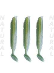 Fujin Salt Eel Body 13cm x3 Silikon Yem Gövde
