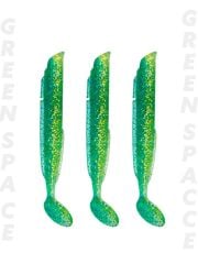 Fujin Salt Eel Body 13cm x3 Silikon Yem Gövde