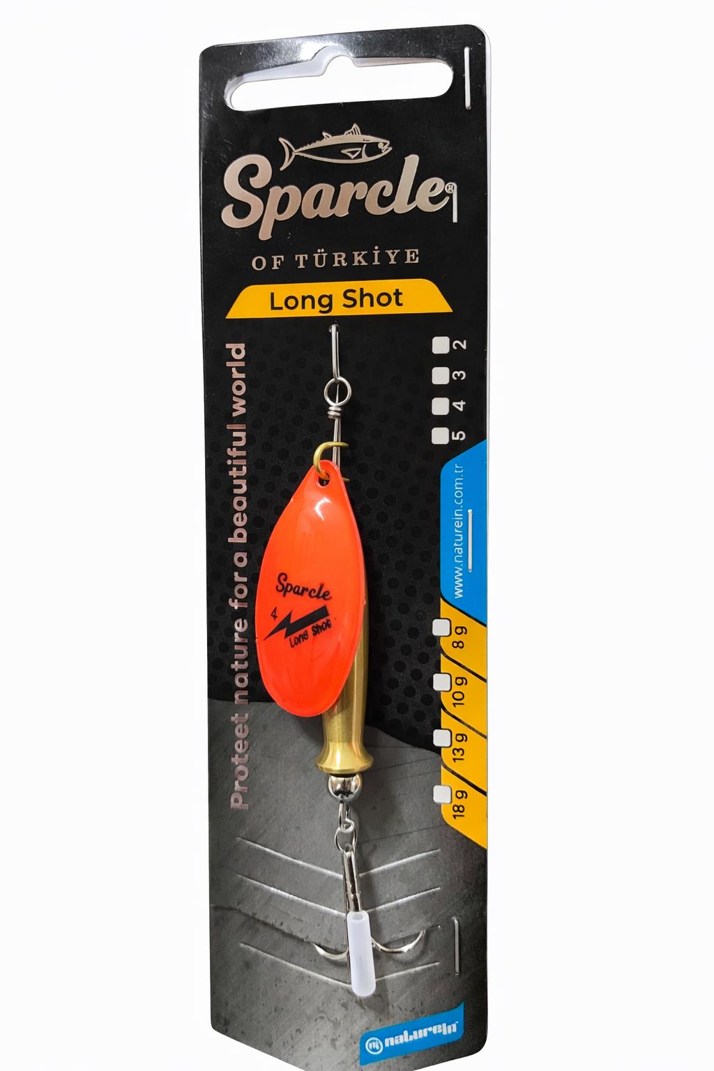 Sparcle Longcast Döner Kaşık Fosforlu Turuncu