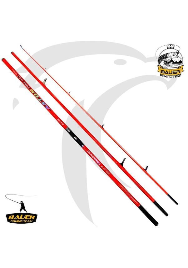 Bauer Aston 4.20m 100-250g 3pcs Surf Olta Kamışı