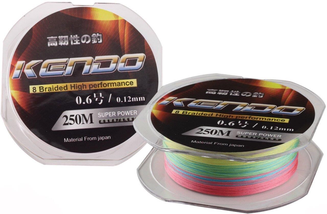 Kendo Dynema 8 Örgü 120Mt Multicolour PE İp Misina
