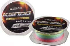 Kendo Dynema 8 Örgü 120Mt Multicolour PE İp Misina