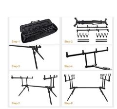 Captain 7646 Carp Sehpa Alarm Swinger 4lü Combo SET