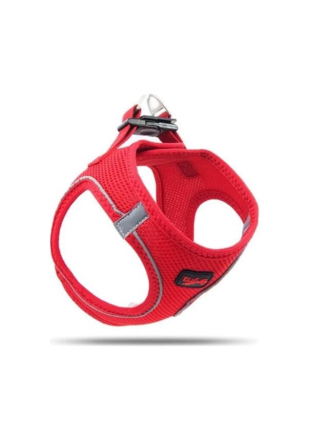 TailPetz Airmesh Göğüs Tasması Red